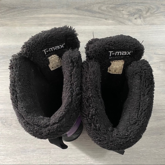 McKinley Winter Apollo Purple & Black Girls Boots - Picture 7 of 11